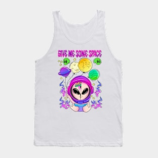 Give Me Some Space Trippy Baby Alien Tank Top